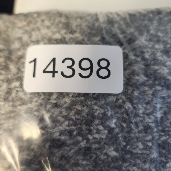 Vtg Wool Sweater Medium Black White Gray Checkered Pullover Boys Youth Unisex - Picture 11 of 11